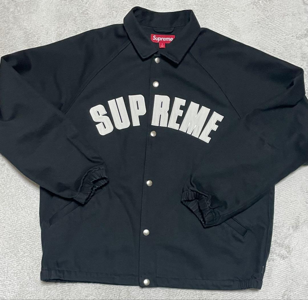 supreme arc logo denim coachs jacket 美品