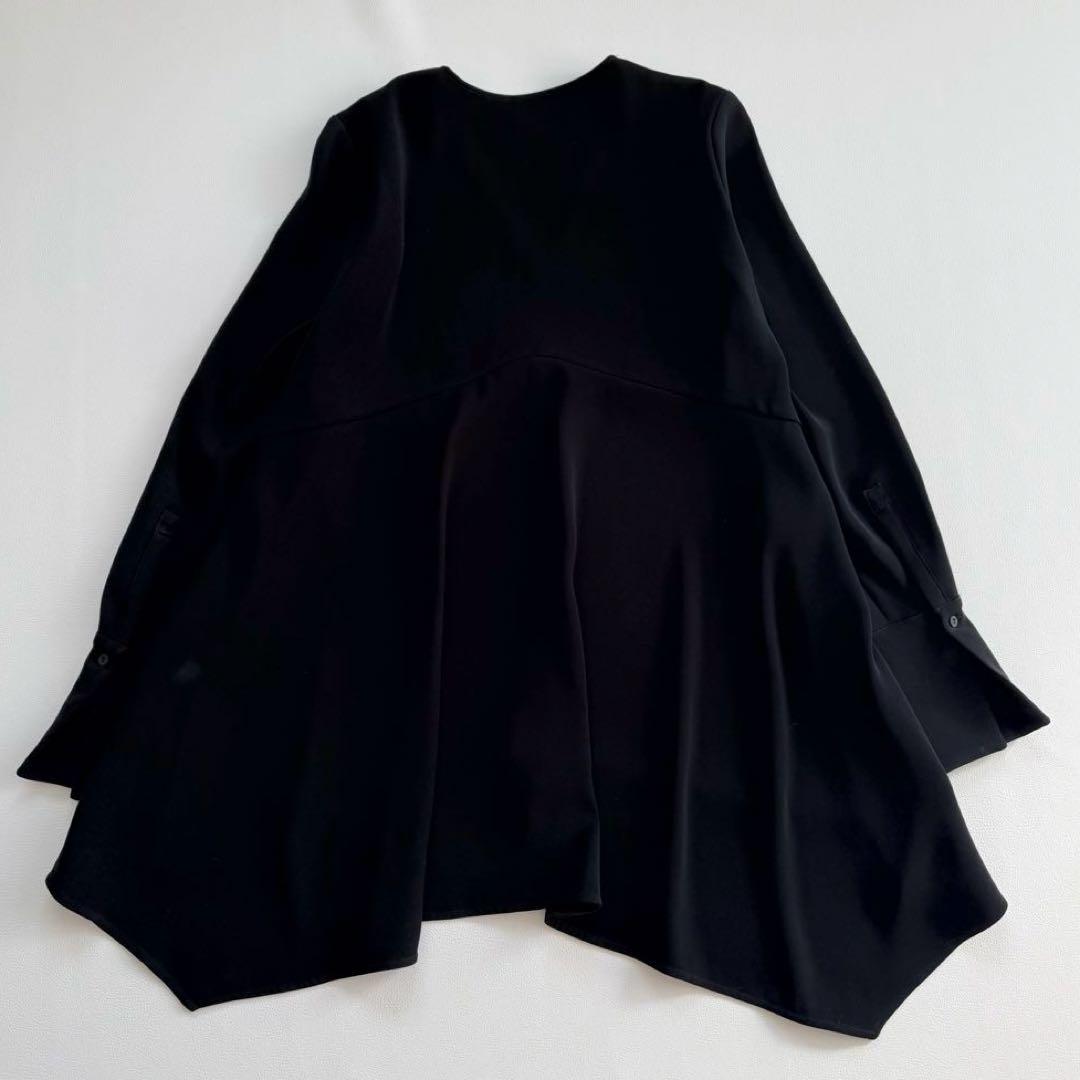 美品✨エンフォルド　フレアブラウス　Ｖネック　洗濯できる　卒業式　入学式　黒