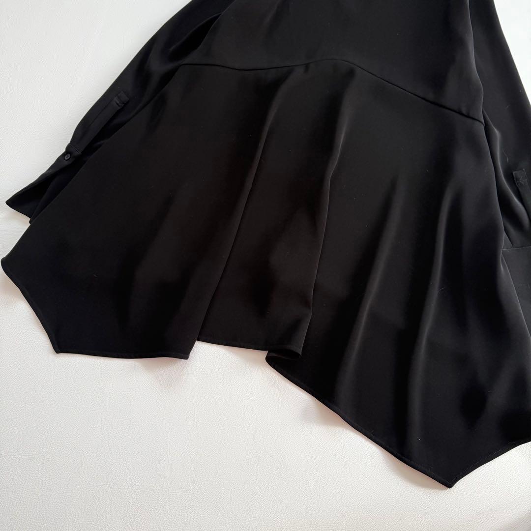 美品✨エンフォルド　フレアブラウス　Ｖネック　洗濯できる　卒業式　入学式　黒