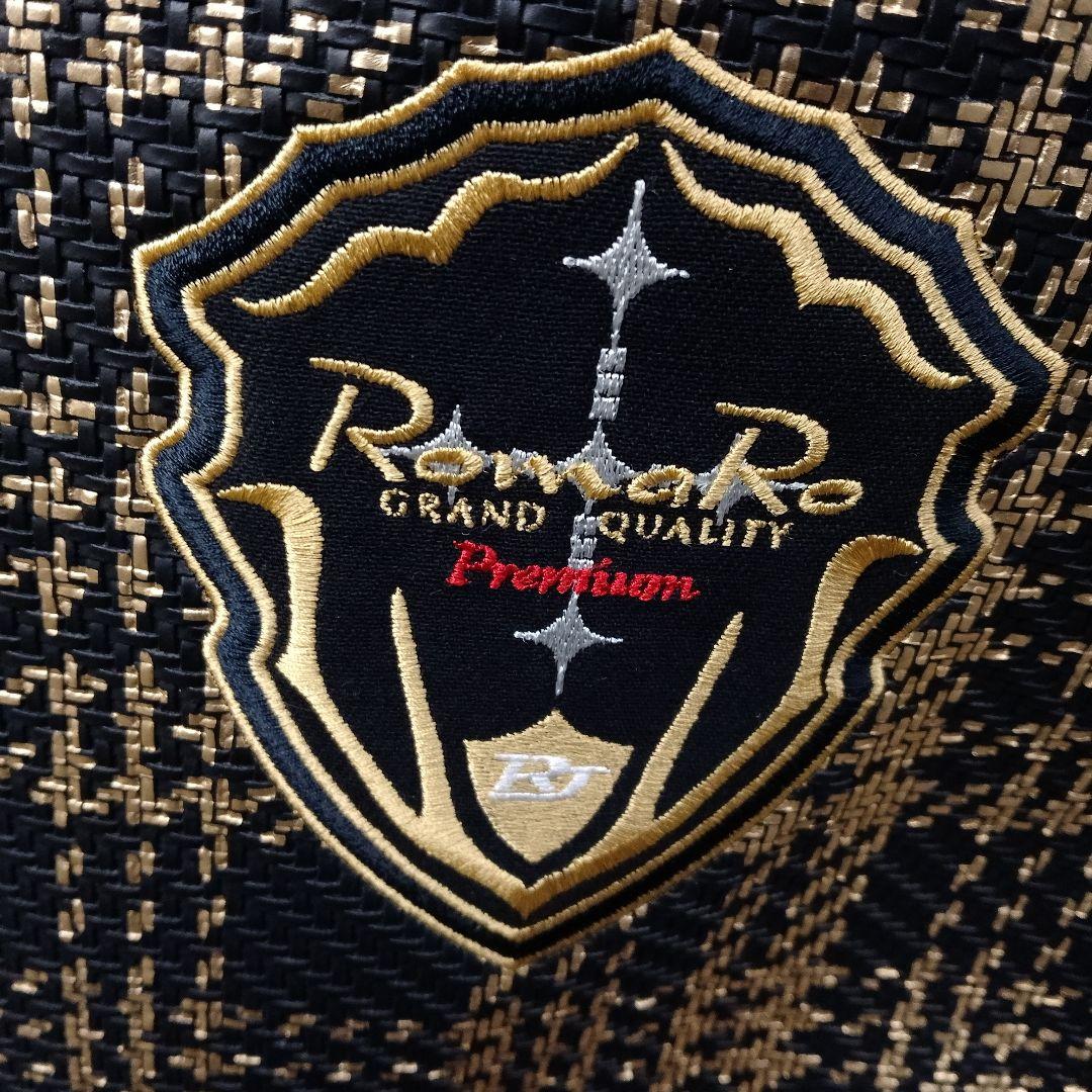 【新品、未使用】RomaRo　PREMIUM　ブラック/シルバー　キャディバッグ