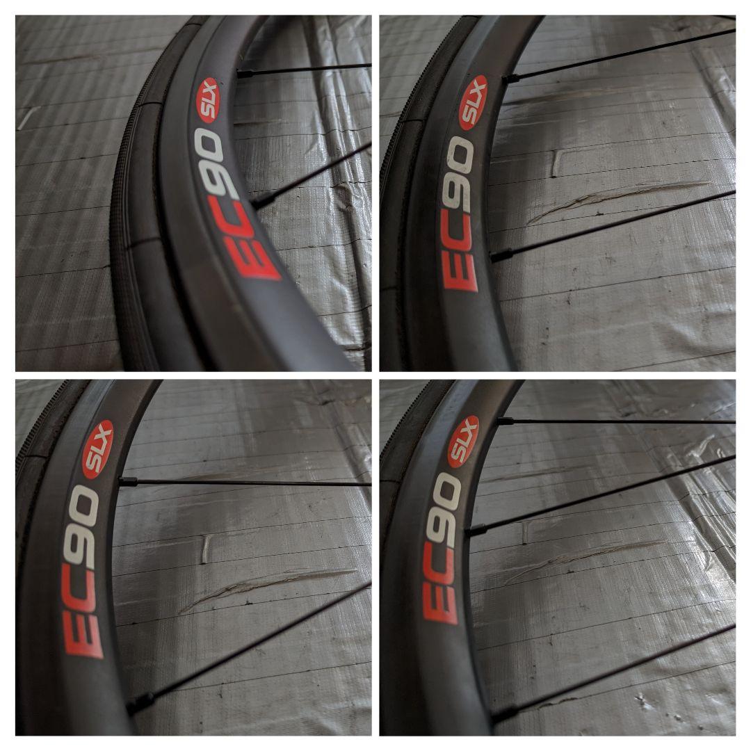 EASTON EC90SLX チューブラー　前後フルカーボン　ロードバイク