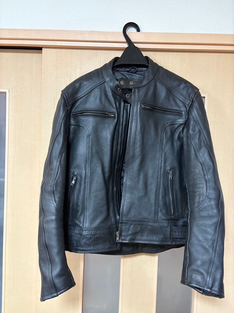 【牛革】上下セット　GOOD LUCK GHOST RIDER レザージャケット