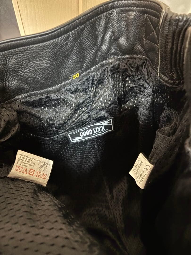 【牛革】上下セット　GOOD LUCK GHOST RIDER レザージャケット