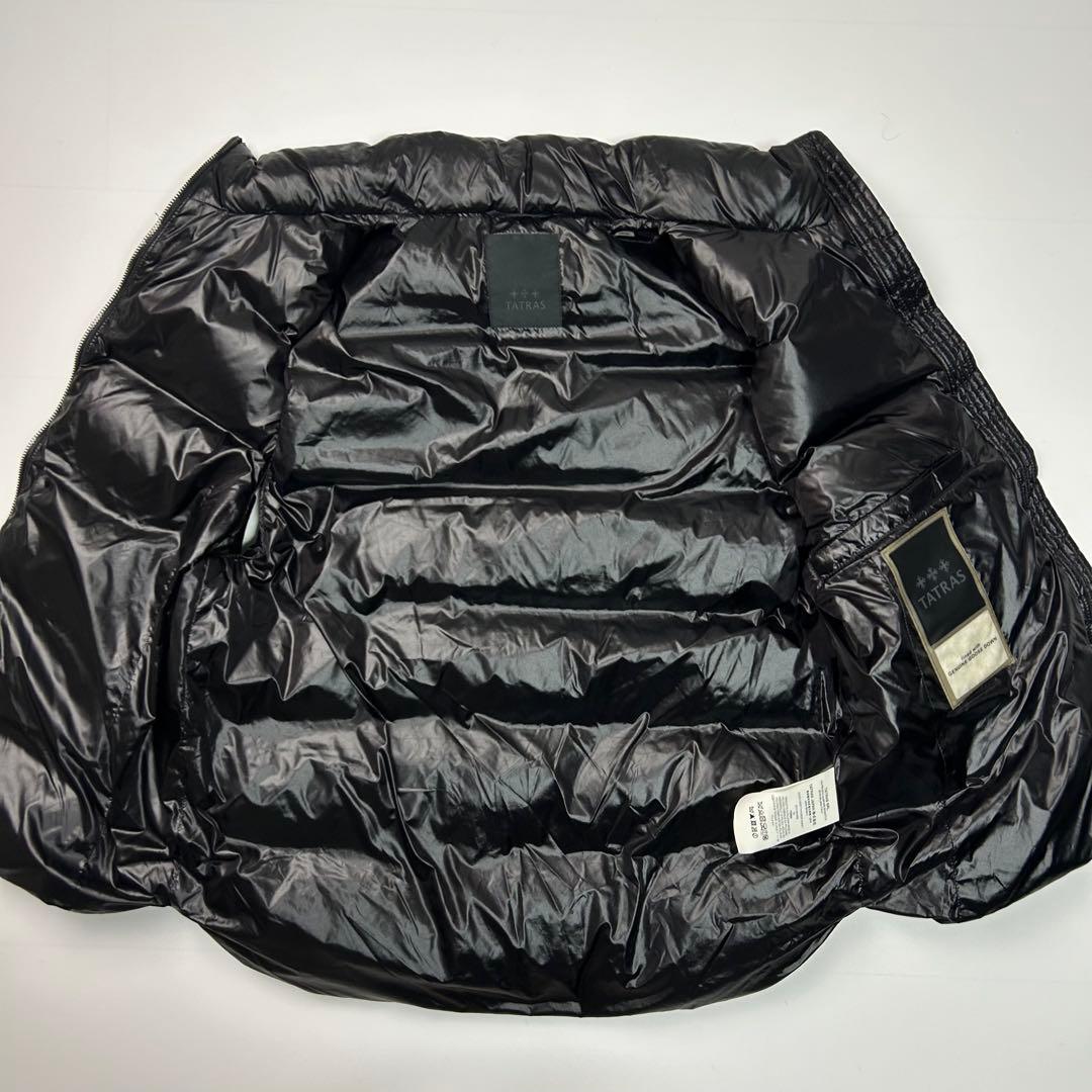 美品✨ タトラス POSEIDONE ダウン ベスト ジャケット 黒 03