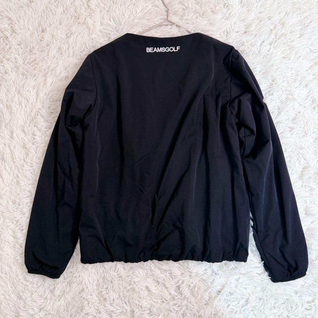 【極美品】BEAMS GOLF ノーカラージャケット ブルゾン ゴルフウェア