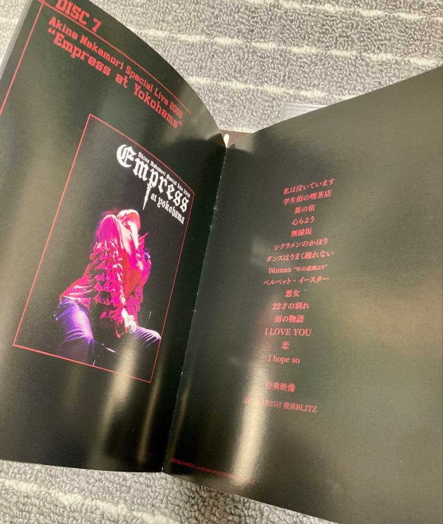 中森明菜 1994-2009 THE LIVE DVD COMPLETE BOX