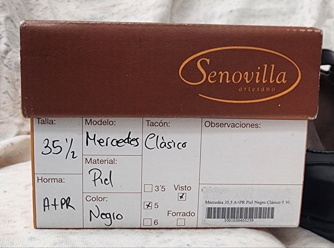 Senovilla フラメンコシューズ 黒新品　35(1/2)