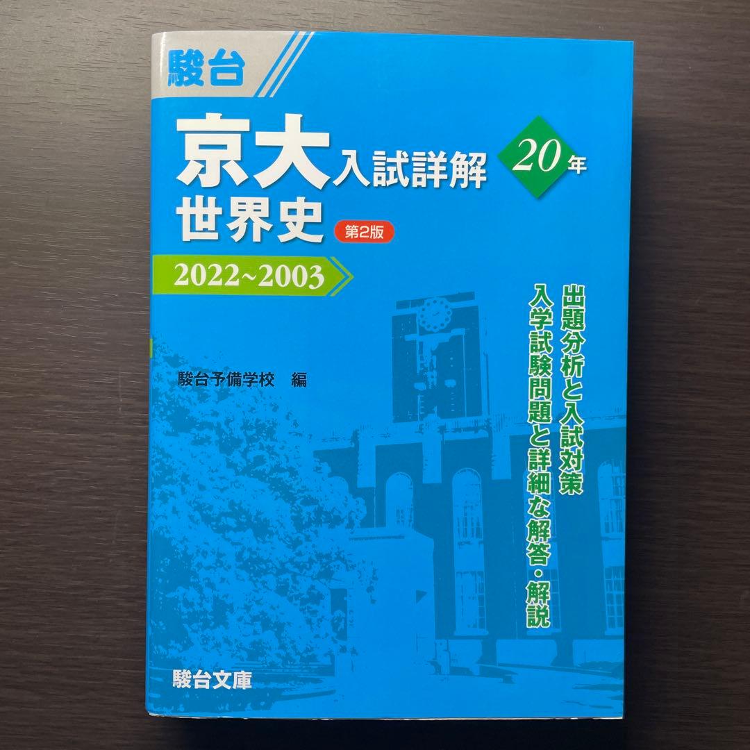 【文系世界史セット】京大入試詳解 赤本付き 【値下げ】