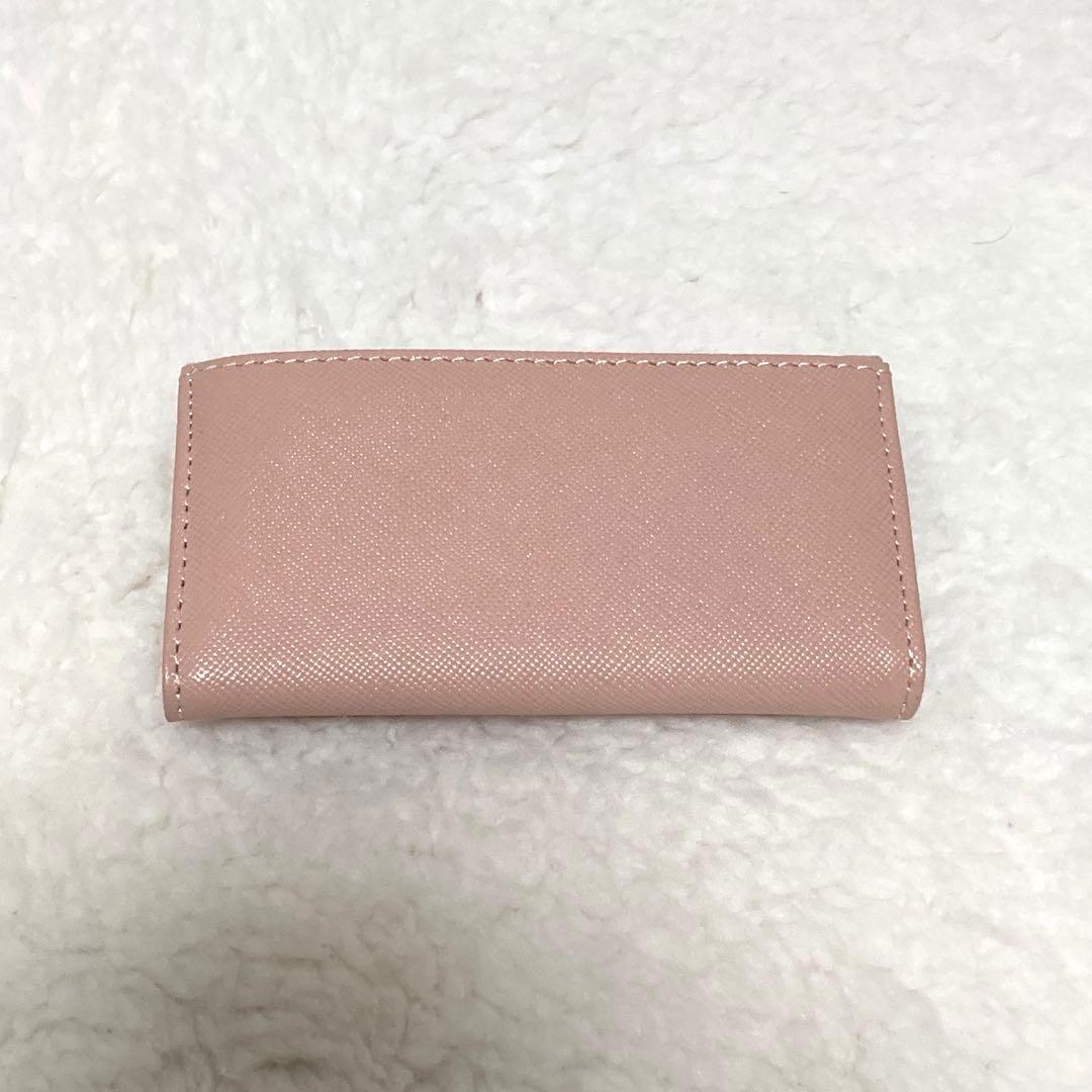 極美品✨　箱付き　マリークワント　キーケース　ピンク　フラワー