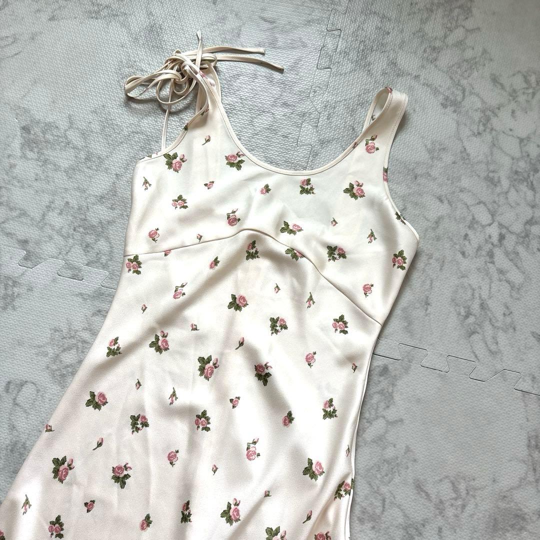 MOUSSY FLORAL FLARE ドレス