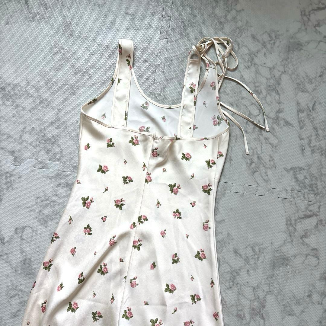 MOUSSY FLORAL FLARE ドレス