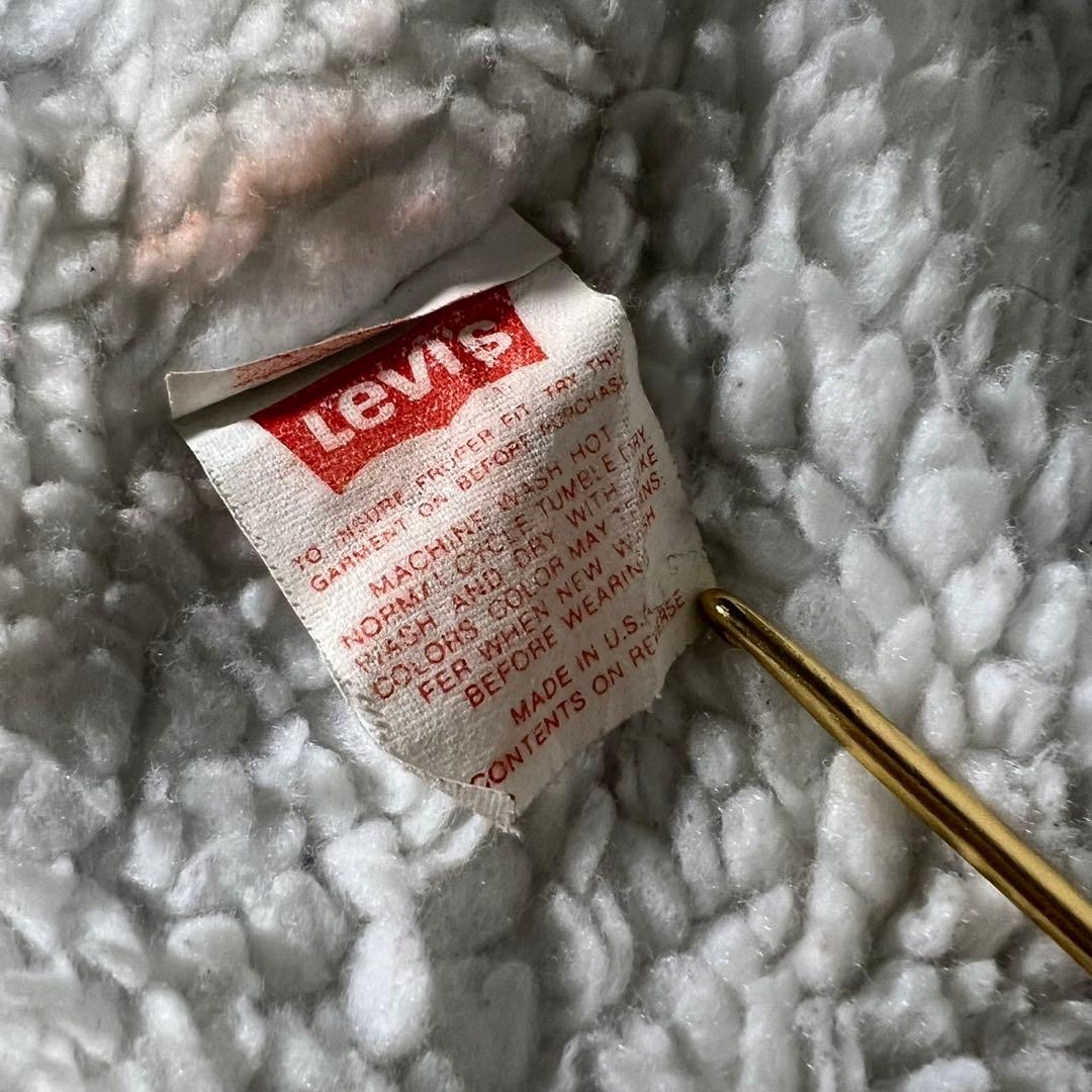 80s Levi’s 70609 デニムボアジャケット S USA製 短丈