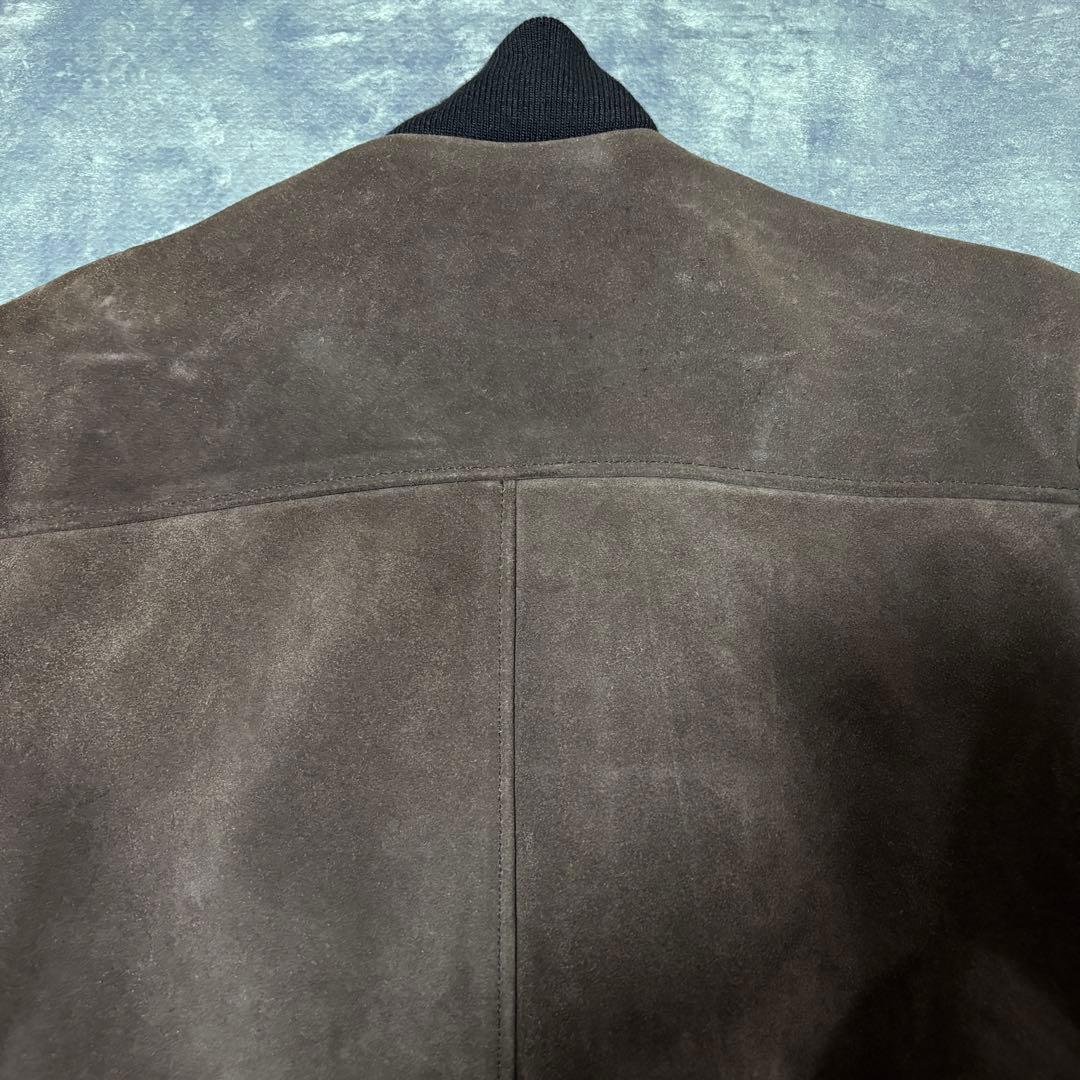 希少▲Schott USA製 ボンバージャケット スエード レザー ブルゾン 茶