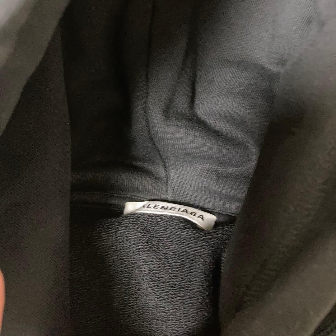 Balenciaga パーカー　フーディ　バックロゴ