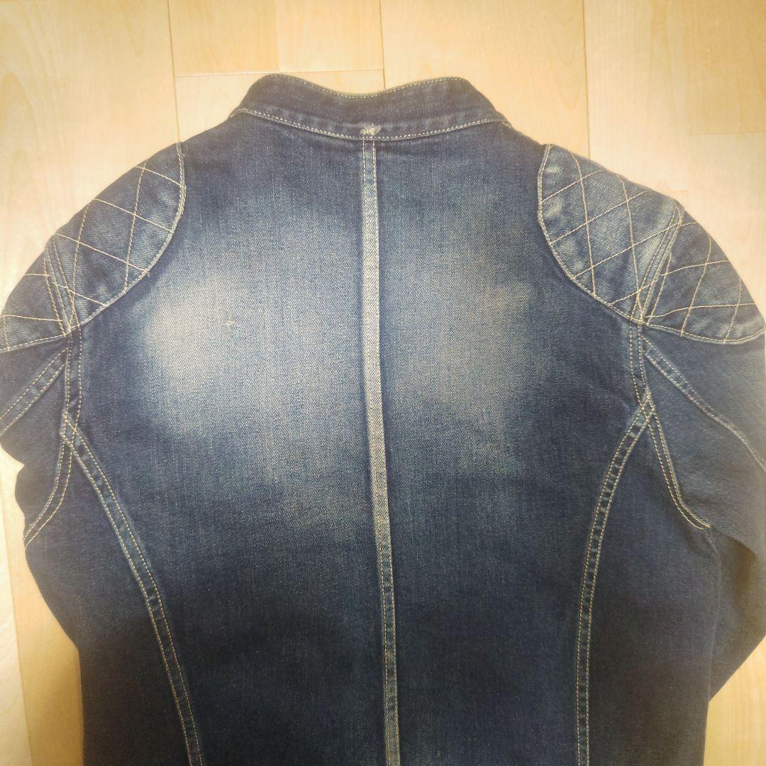 レア ✨️ glamb デニム シングル ライダース ジャケット Denim