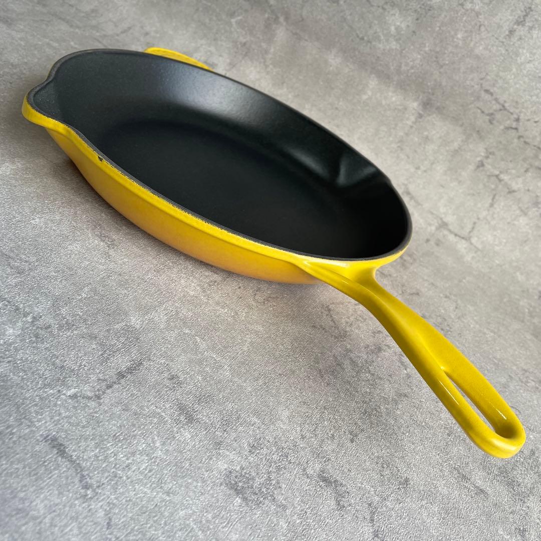 ル・クルーゼ スキレット 26cm ディジョンイエロー 鋳物 グリルパン