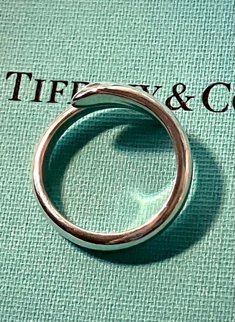 ティファニー Tiffany スネークリング 925シルバー　美品　13号