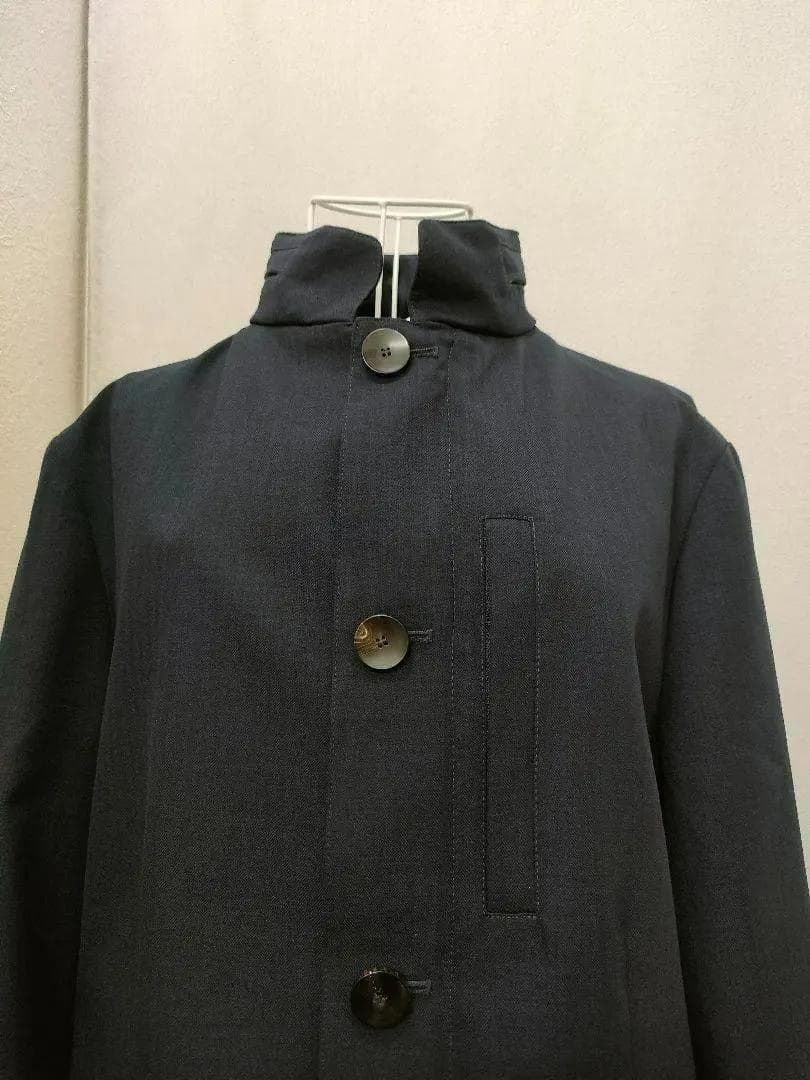 ARMANI COLLEZIONI スタンドカラージャケット ネイビー