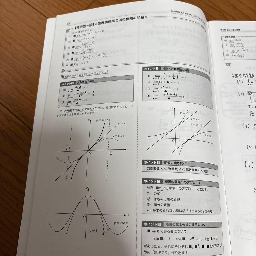 鉄緑会高2数III フルセット 授業冊子・テキスト・問題集・確認シリーズ・おまけ
