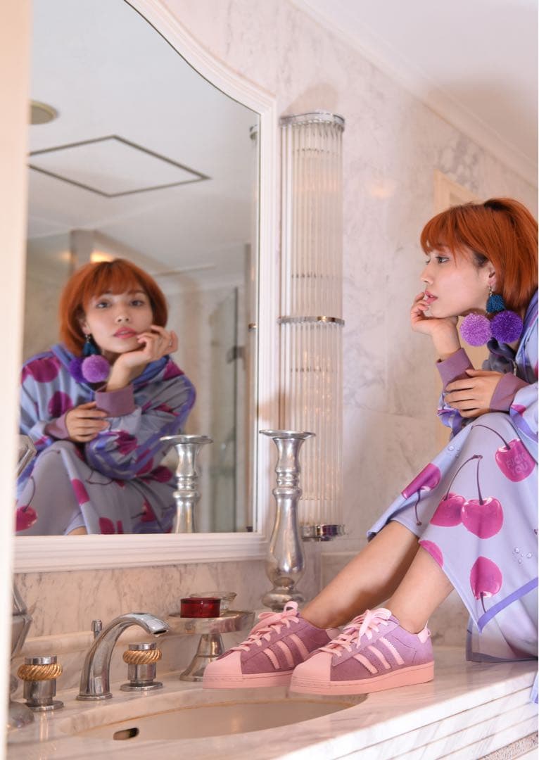 ワンピース LAND by MILKBOY CHERRY LONG HOODIE