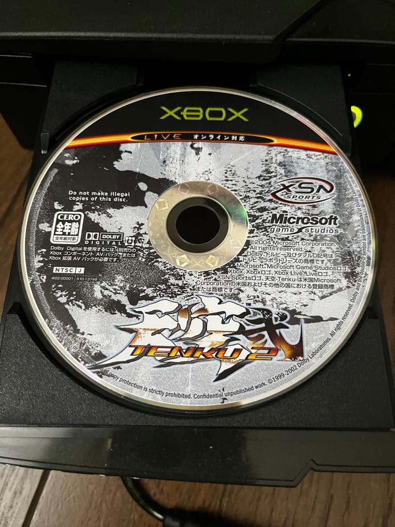 初代XBOX(エックスボックス)本体 Microsoft DVD再生キット