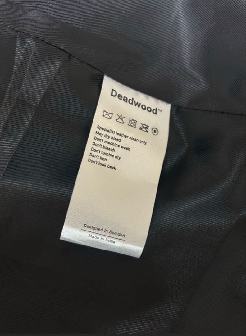 DEADWOOD Brown Stanley レザージャケット　ブラウン