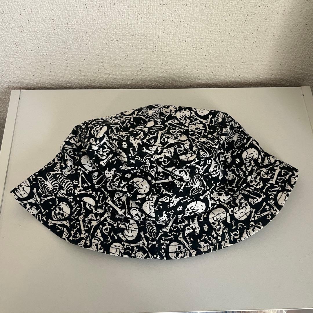 Stussy スカルプリント バケットハット　復刻タイプ