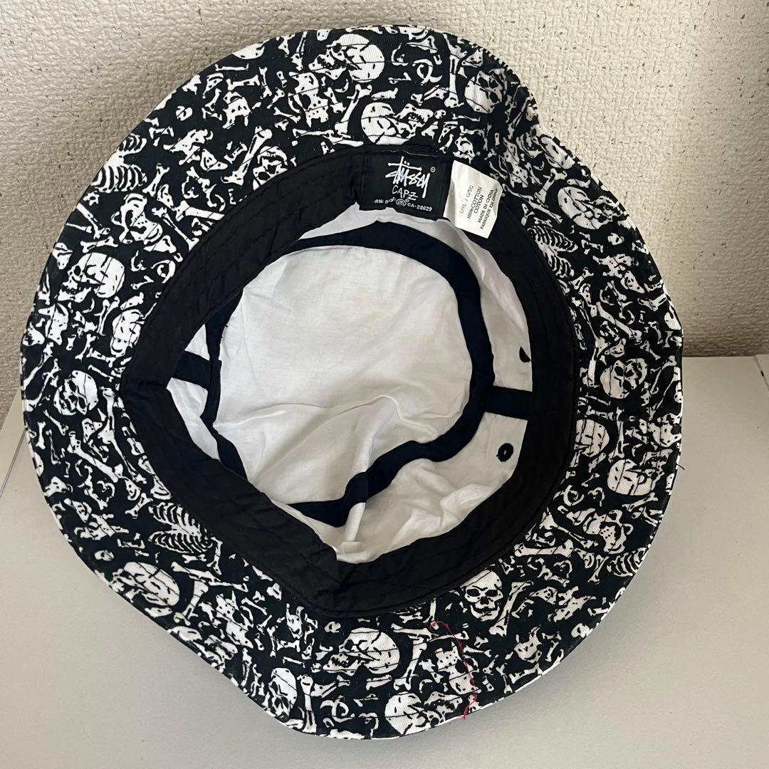 Stussy スカルプリント バケットハット　復刻タイプ