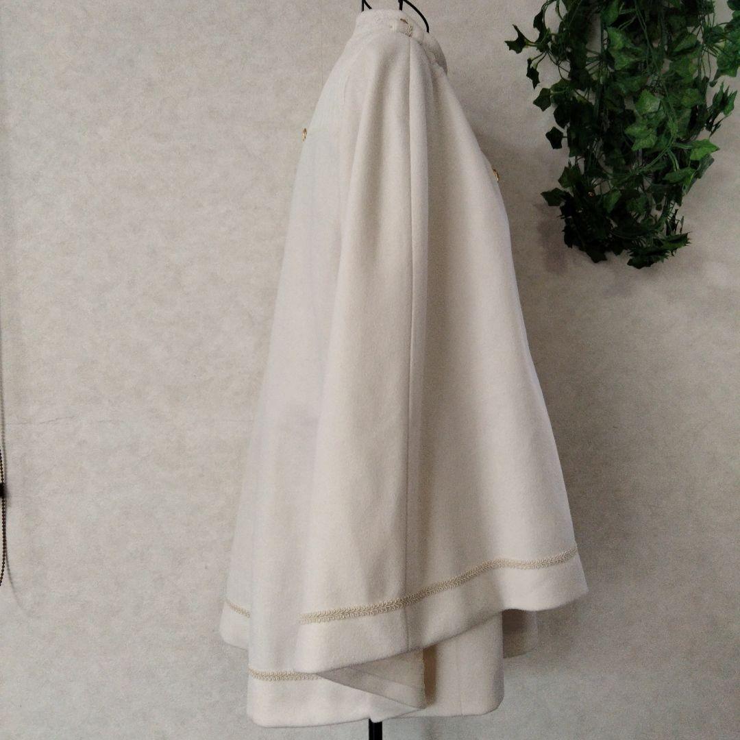axes femme ダブルボタンケープコート