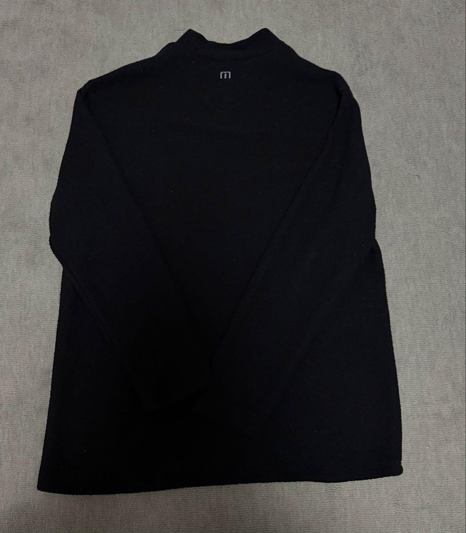 TRAVISMATHEW ブラック 長袖ニット モックネック 2XL