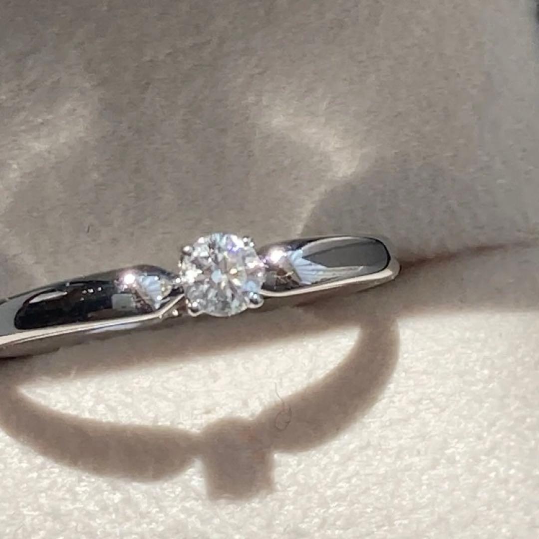 ヴァンドーム青山 ダイヤリング プラチナ950 極美品