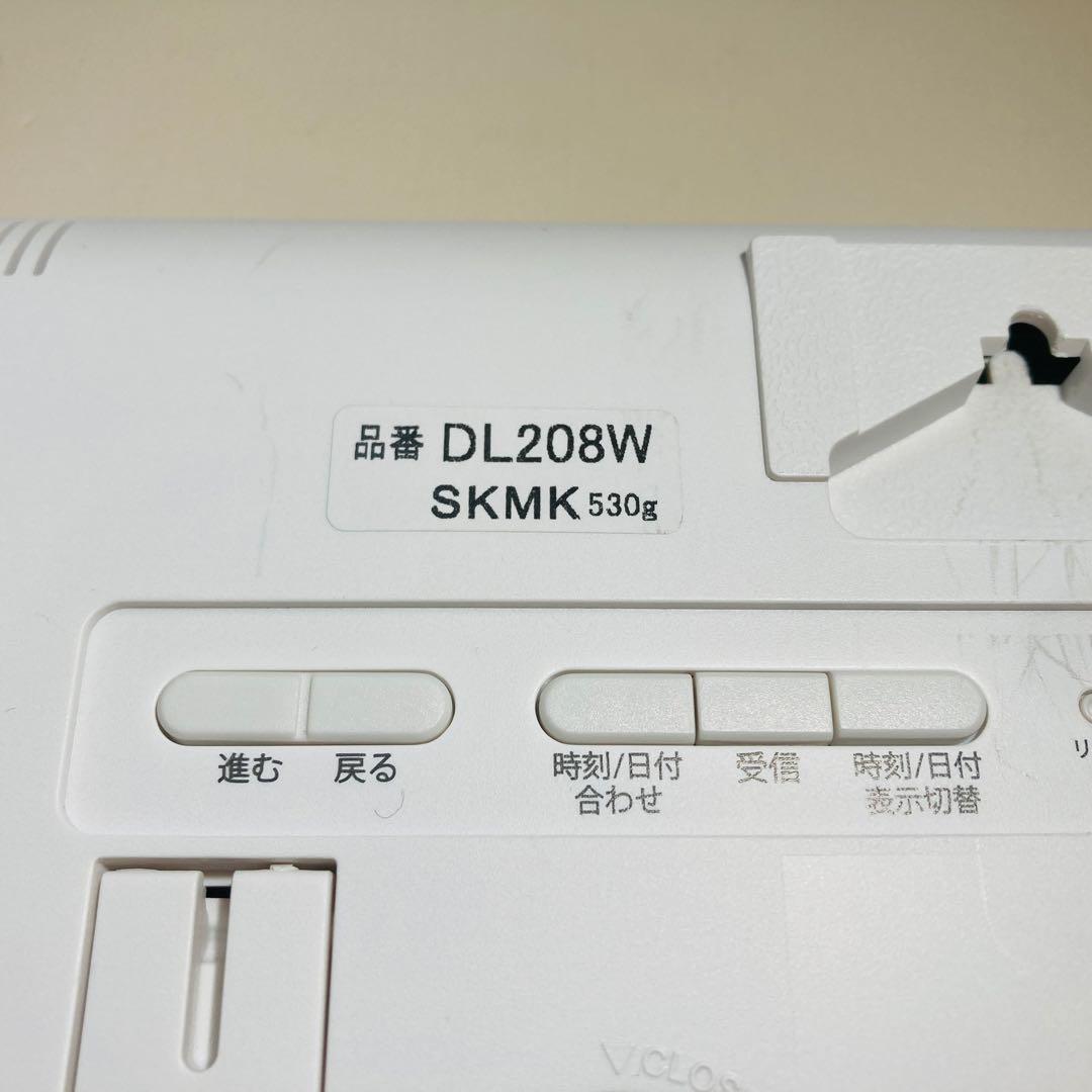 SEIKO セイコーデジタル 置時計 掛け時計 DL208W 電波時計