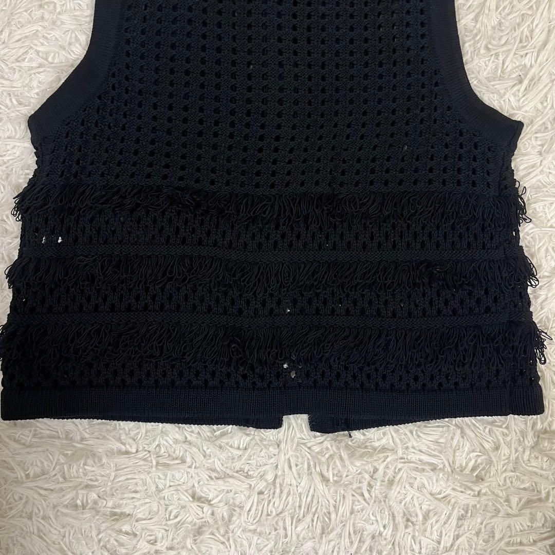 美品❣️LOULOU WILLOUGHBY フリンジクロッシェジレ　アルアバイル