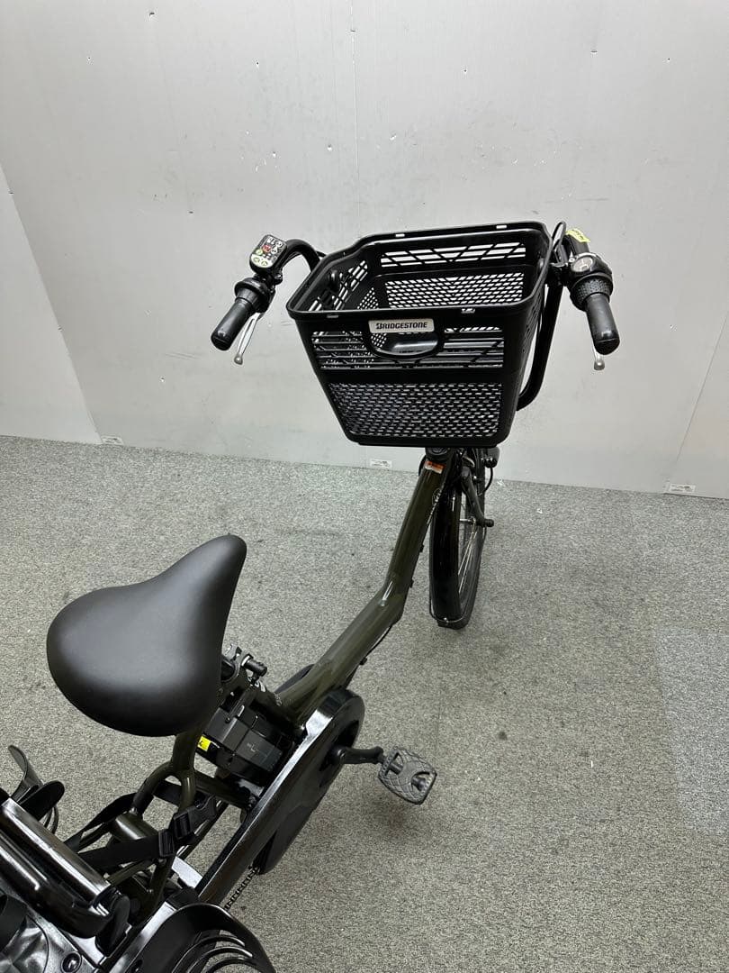 チャイルドシートなし❗️ヤマハパスKISS 20インチ　　大型カゴ　電動自転車