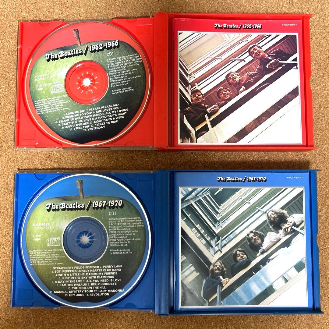 THE BEATLES ビートルズ　赤盤青盤CD＋コピー&タブ譜