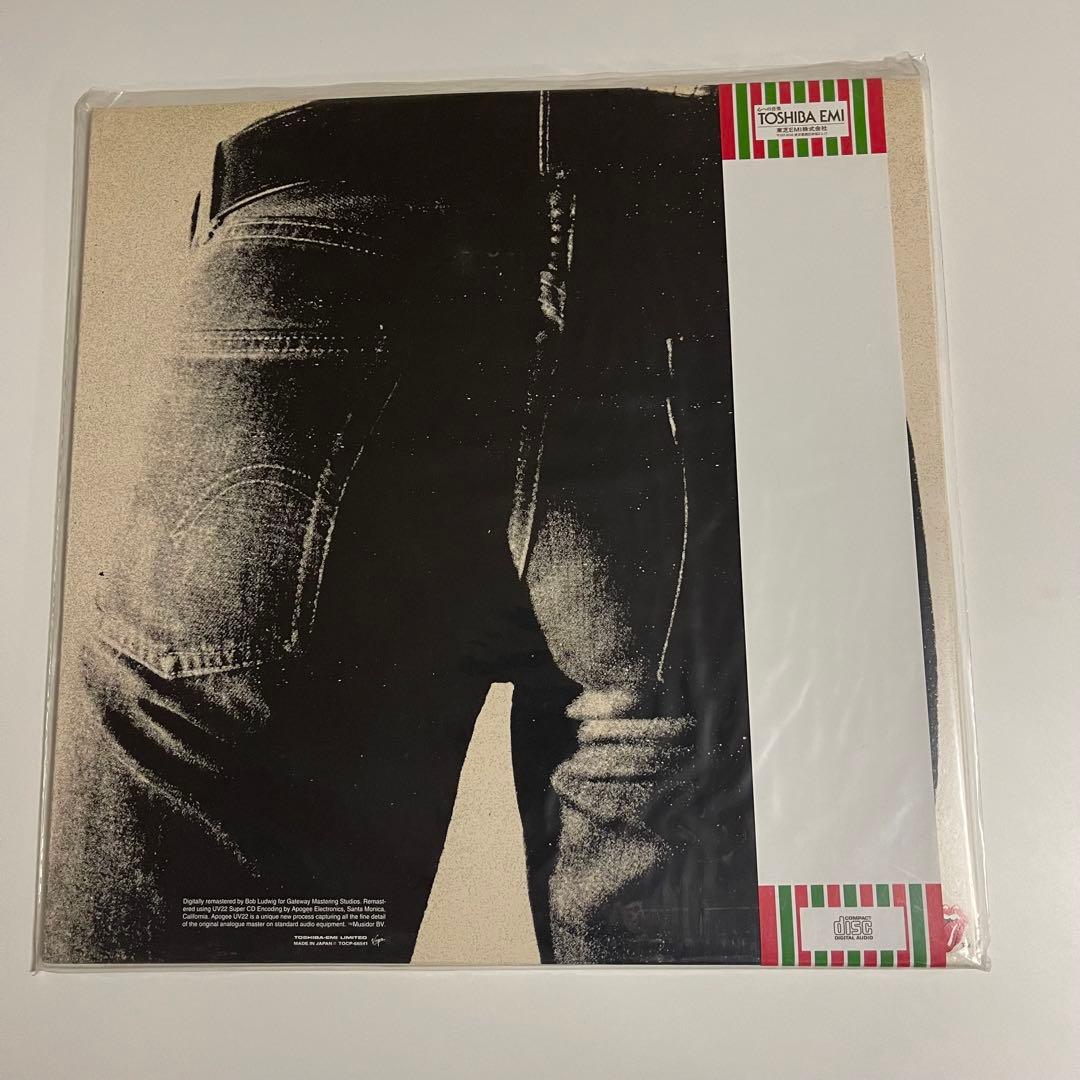 限定　ローリングストーンズ　スティッキー・フィンガーズ〈でかジャケCD〉