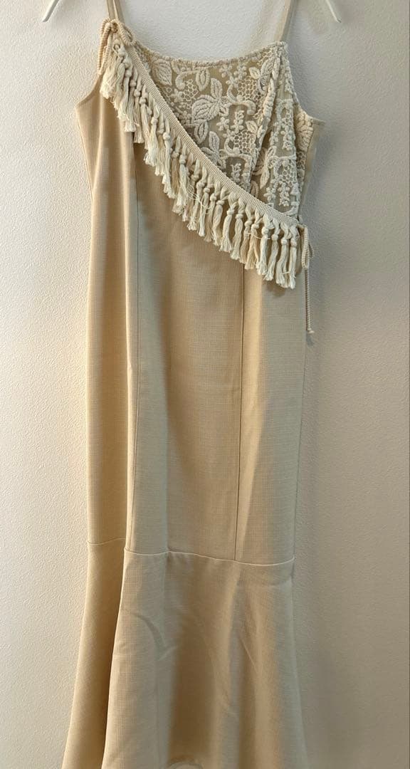 ワンピース euw detachable fringe camisole one-piece
