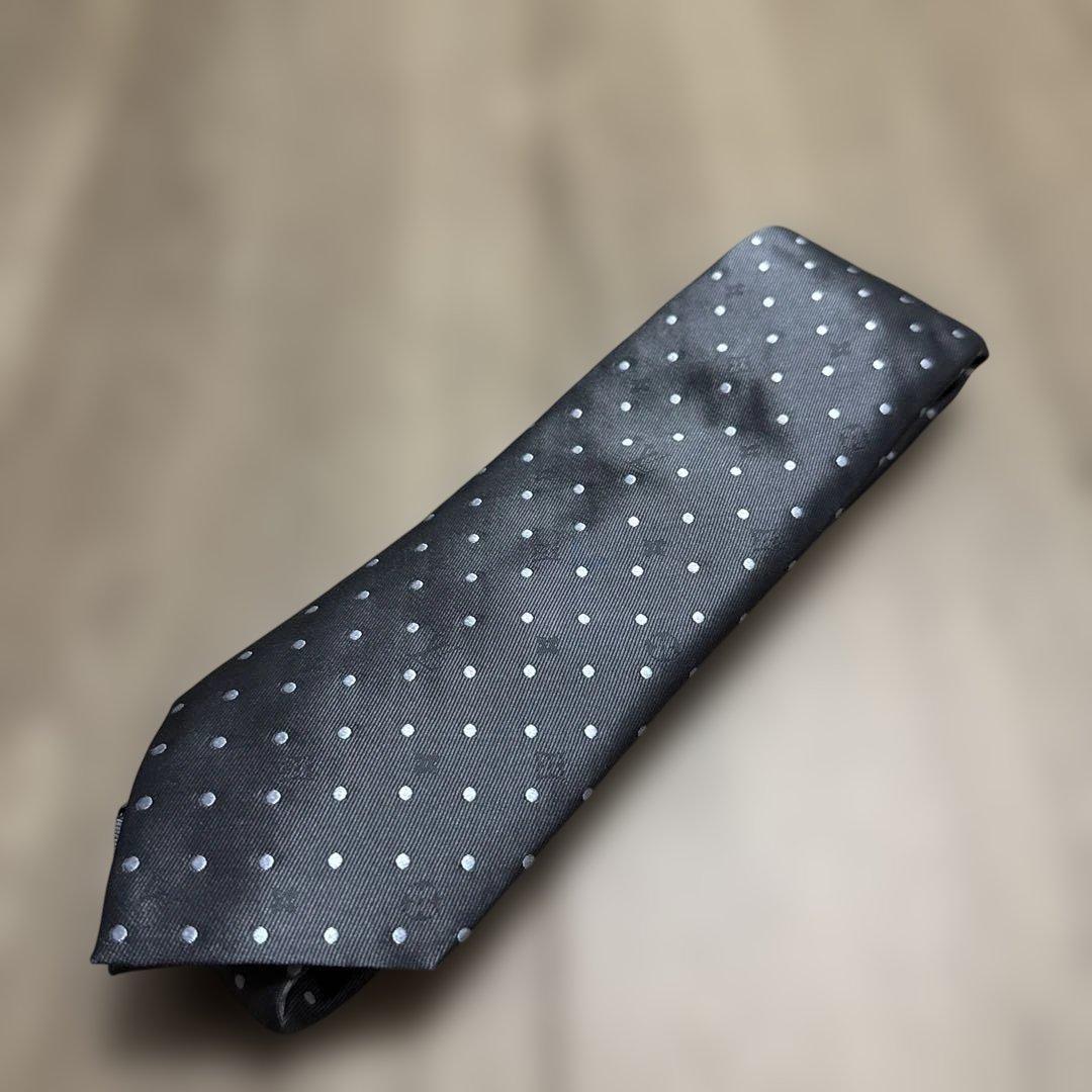 LOUISVUITTON ヴィトン ネクタイ LV ドット シャドーネクタイ