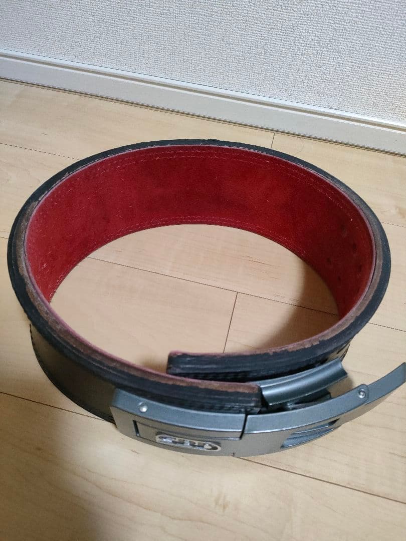 SBD トレーニングパワーベルト 黒/赤 13mm Sサイズ