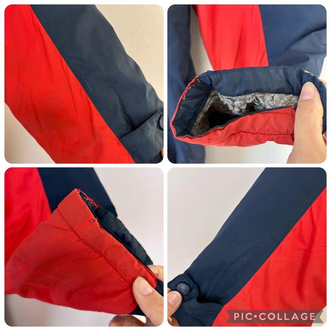 ◆ナイキ【S】ベンチコート フード付きロングアウター 刺繍ロゴ サッカー 冬服