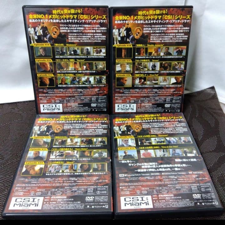 DVD「CSI:マイアミ シーズン4 コンプリートDVD-BOX-2〈4枚組〉」