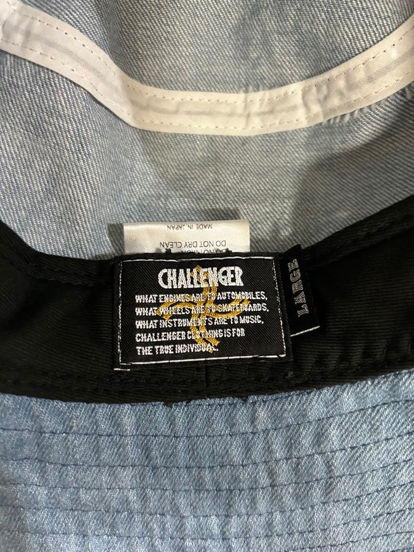 CHALLENGER デニムブルー バケットハット L