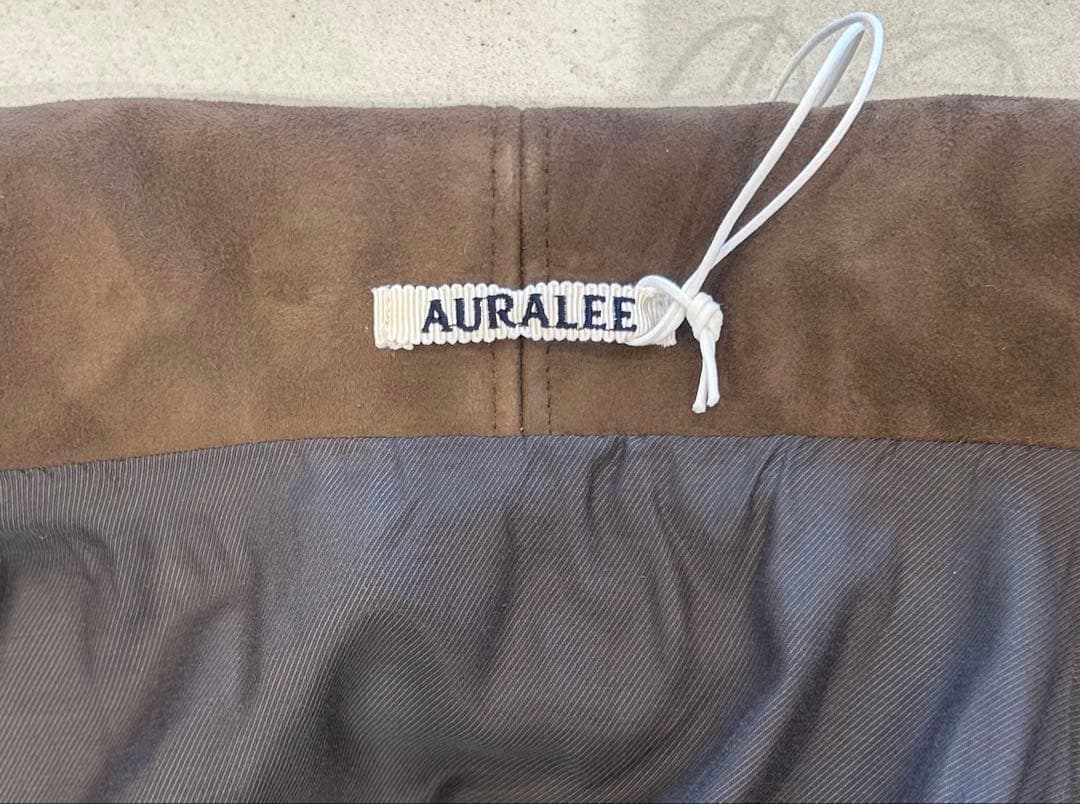 ジャケット・アウター AURALEE 26SS SILKY GRAIN SUEDE BLOUSON