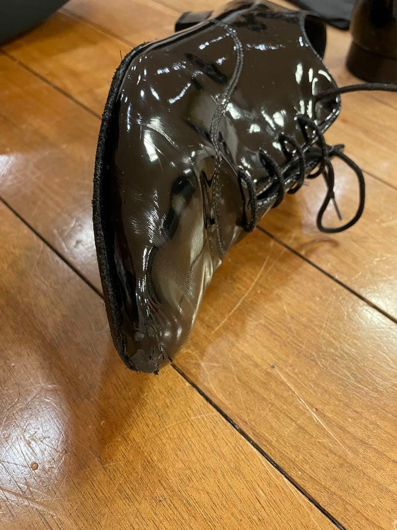【お値打ち‼️】中古　SupaDance社　社交ダンス用男性用エナメルシューズ