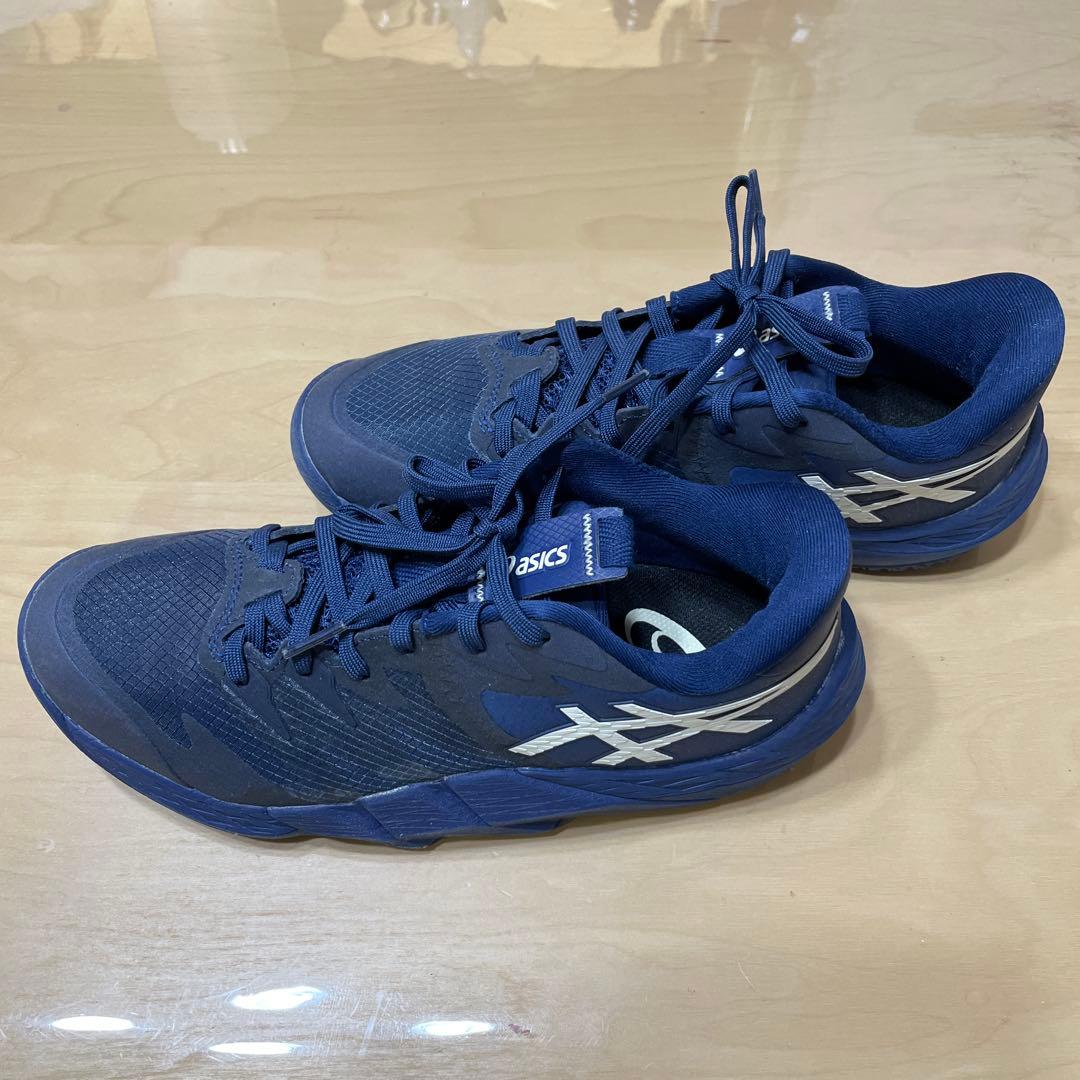 ASICS UNPRE ARS ネイビー バスケットシューズ