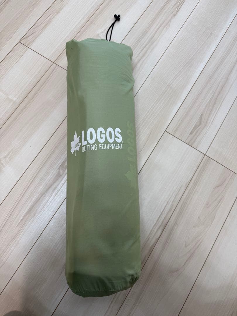 LOGOS 寝袋 オリーブグリーン/ブラウン 収納袋付き
