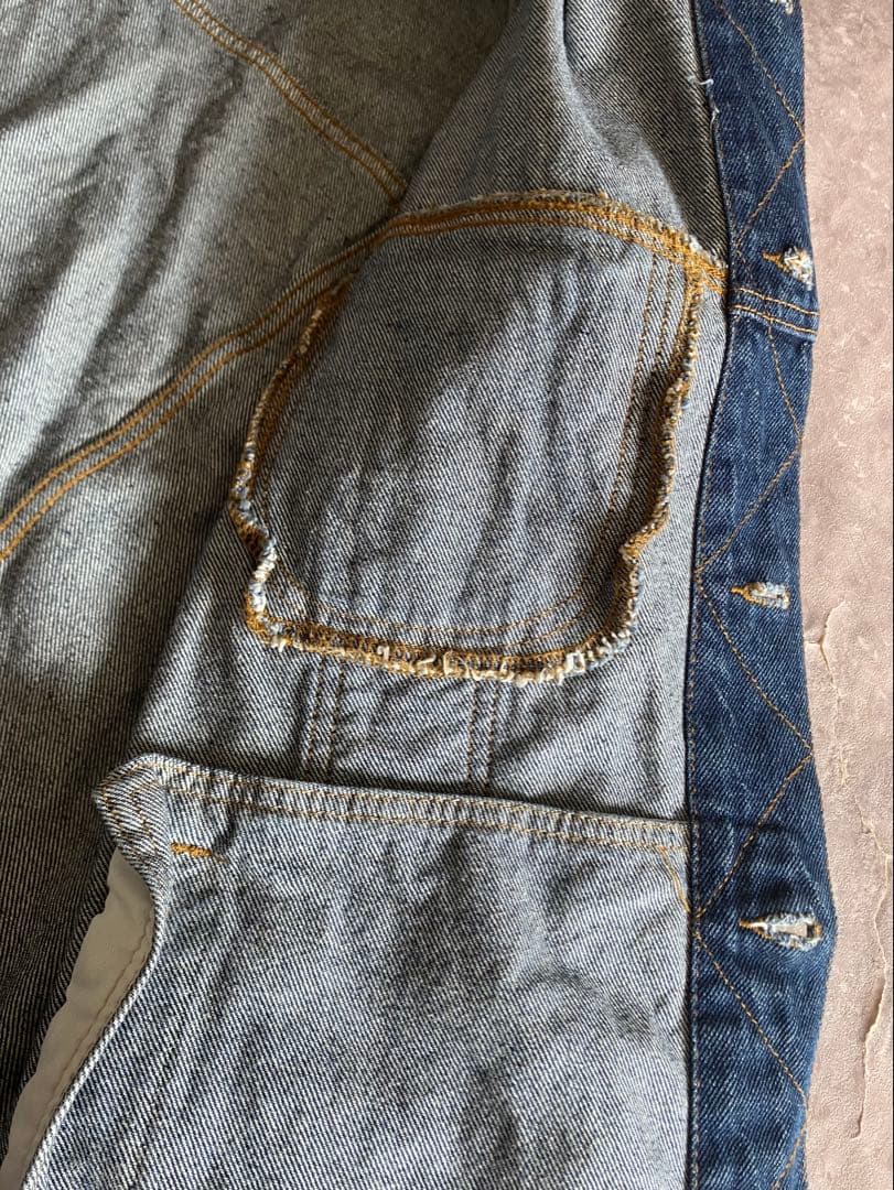 ラングラー デニムジャケット RUGGED WEAR XL 綿100% 濃紺