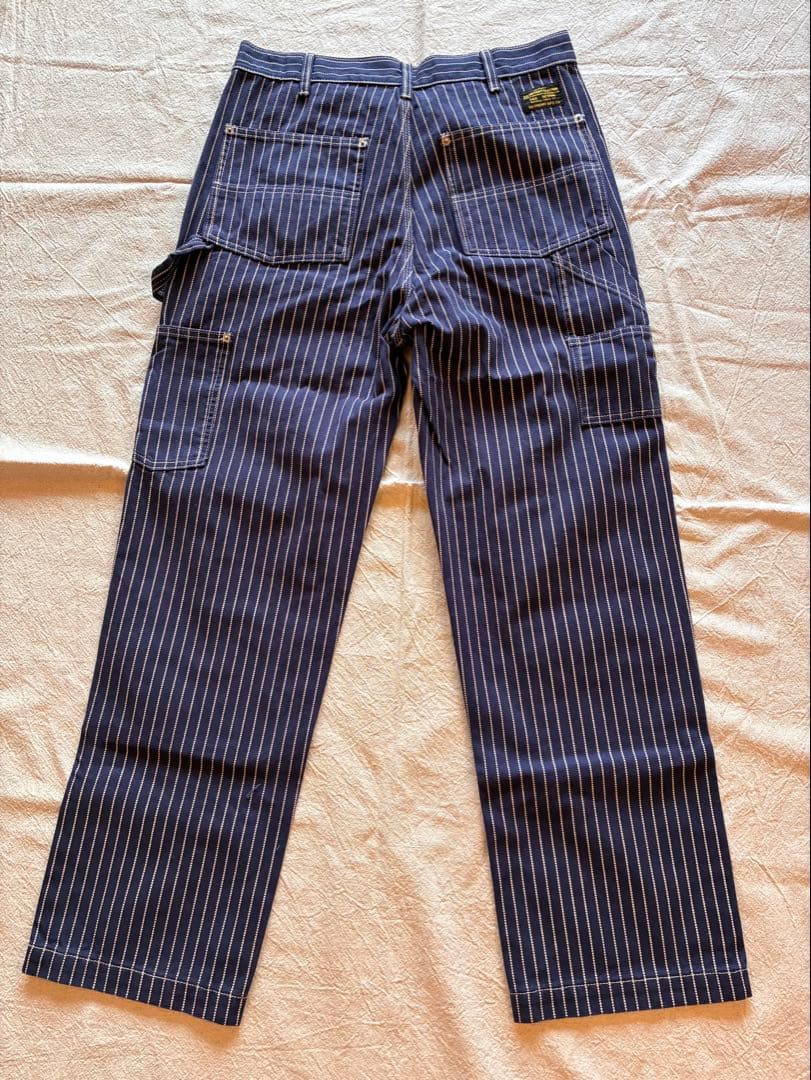 【typeＤ-Ｌ】 ウォバッシュ　ストライプ　デニム　パンツ　ヒッコリー　メンズ