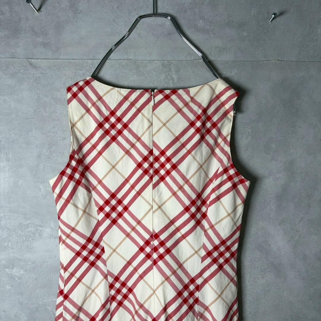 BURBERRY チェック ノースリーブ ワンピース 三陽商会 N2916