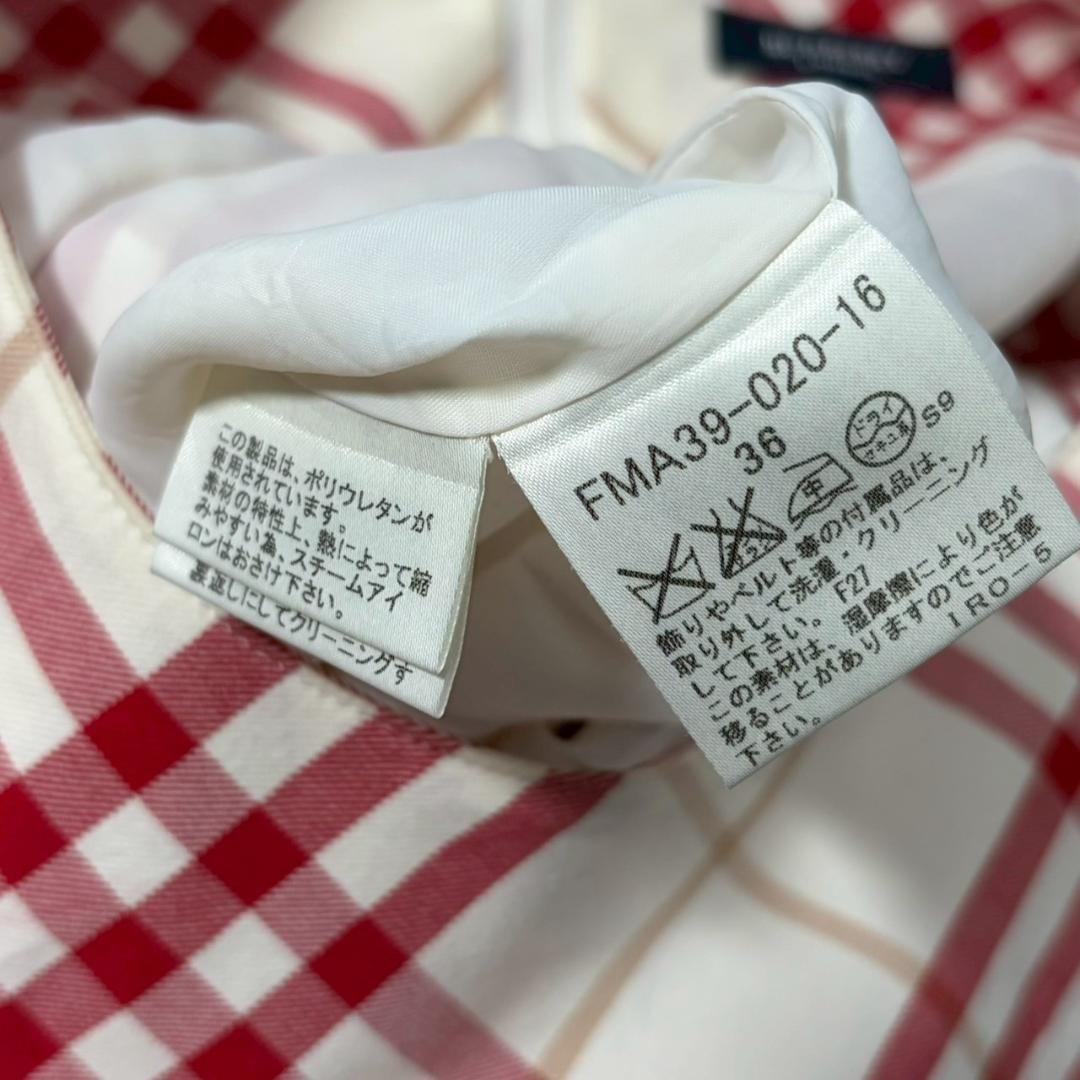 BURBERRY チェック ノースリーブ ワンピース 三陽商会 N2916